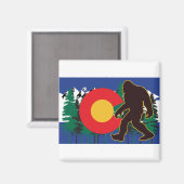 Bigfoot-Sasquatch Magneet (Voorkant / Achterkant)
