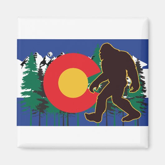 Bigfoot-Sasquatch Magneet (Voorkant)