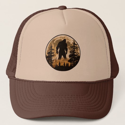 Bigfoot Sasquatch-Pet Trucker Pet (Voorkant)