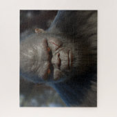 BIGFOOT SASQUATCH PORTRAIT DICHT UPPuzzle Legpuzzel (Verticaal)