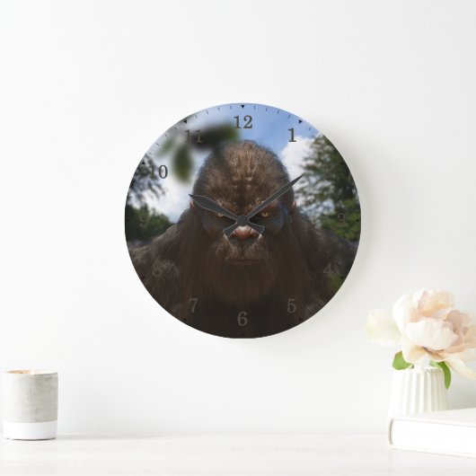BIGFOOT SASQUATCH PORTRAIT GROTE KLOK (Huis)
