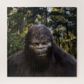BIGFOOT SASQUATCH PORTRAIT ORANJE OGEN LEGPUZZEL (Verticaal)
