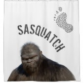 BIGFOOT SASQUATCH PORTRAIT Showgordijn Douchegordijn (Voorkant)