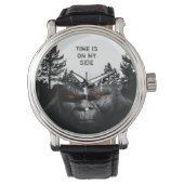 BIGFOOT SASQUATCH PORTRAT HORLOGE (Voorkant)