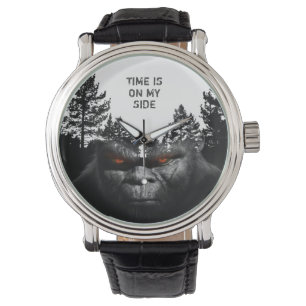 BIGFOOT SASQUATCH PORTRAT HORLOGE