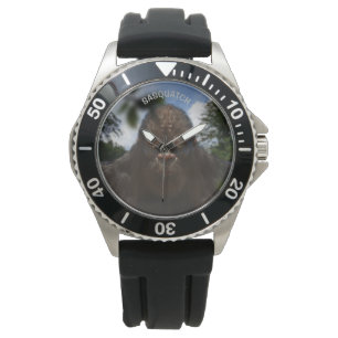 BIGFOOT SASQUATCH PORTRAT HORLOGE