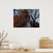 BIGFOOT SASQUATCH PORTRAT IN PROFIEL BIJ DUSK IV POSTER (Keuken)