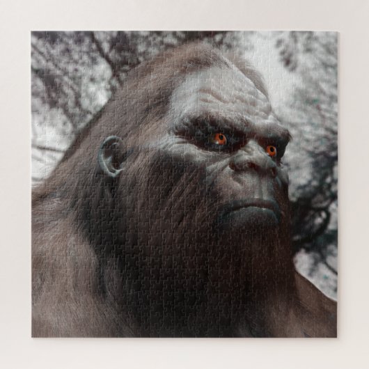 BIGFOOT SASQUATCH PORTRAT LEGPUZZEL (Verticaal)