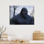 BIGFOOT SASQUATCH PORTRAT POSTER (Keuken)