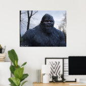 BIGFOOT SASQUATCH PORTRAT POSTER (Thuiskantoor)