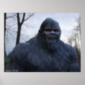 BIGFOOT SASQUATCH PORTRAT POSTER (Voorkant)