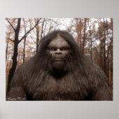 BIGFOOT SASQUATCH PORTRAT POSTER (Voorkant)