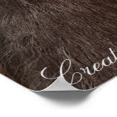 BIGFOOT SASQUATCH PORTRAT POSTER (Hoek)