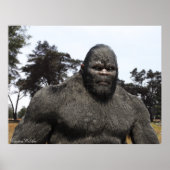 BIGFOOT SASQUATCH PORTRAT POSTER (Voorkant)