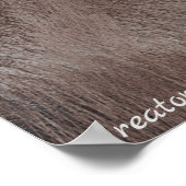 BIGFOOT SASQUATCH PORTRAT POSTER (Hoek)