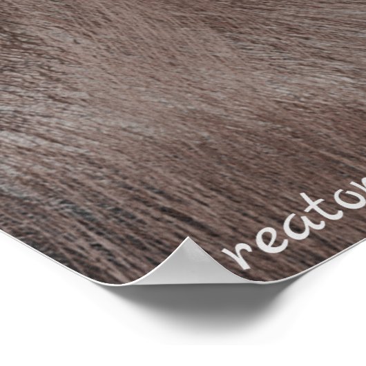 BIGFOOT SASQUATCH PORTRAT POSTER (Hoek)