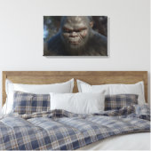 BIGFOOT SASQUATCH PORTRET CLOSE UP II CANVAS AFDRUK (Insitu (Slaapkamer))