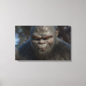 BIGFOOT SASQUATCH PORTRET CLOSE UP II CANVAS AFDRUK (Voorkant)