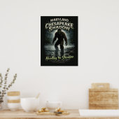 Bigfoot Sasquatch Poster (Keuken)