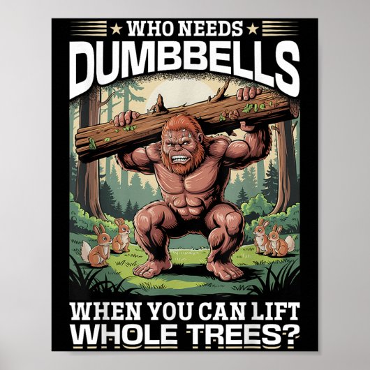Bigfoot Sasquatch Poster (Voorkant)