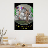 Bigfoot sasquatch poster (Keuken)