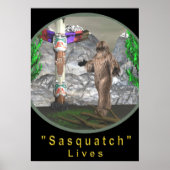 Bigfoot sasquatch poster (Voorkant)