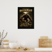 Bigfoot Sasquatch Poster (Keuken)