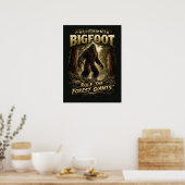 Bigfoot Sasquatch Poster (Keuken)