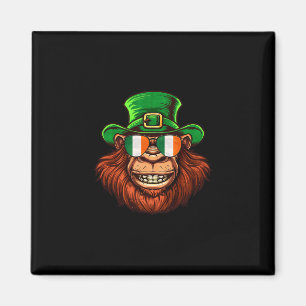Bigfoot Sasquatch Prettig St. Patrick's Dag Magneet