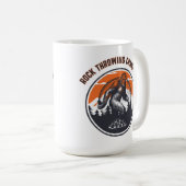 BigFoot Sasquatch Quote Rock Gooien Kampioen Koffiemok (Voorkant rechts)