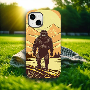Bigfoot Sasquatch Retro Art gepersonaliseerd Samsung Galaxy Hoesje