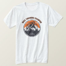 Bigfoot Sasquatch Rock Throwing Champion