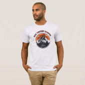 Bigfoot Sasquatch Rock Throwing Champion T-shirt (Voorkant volledig)