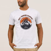 Bigfoot Sasquatch Rock Throwing Champion T-shirt (Voorkant)