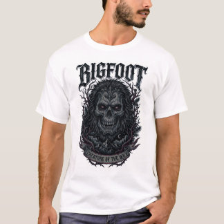 Bigfoot Sasquatch Schedel T-shirt