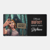 Bigfoot Sasquatch Selfie Bureaumat (Voorkant)