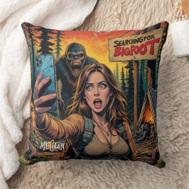 Bigfoot Sasquatch Selfie Kussen