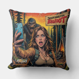 Bigfoot Sasquatch Selfie Kussen