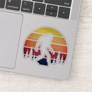Bigfoot Sasquatch Silhouet  Sticker