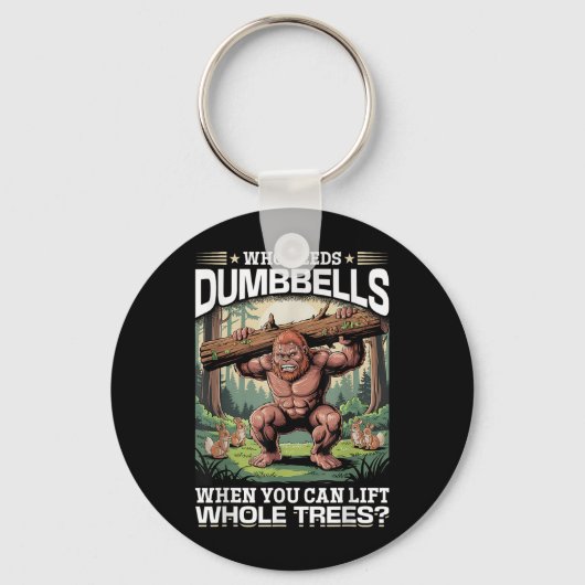 Bigfoot Sasquatch Sleutelhanger (Voorkant)