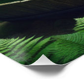 Bigfoot Sasquatch Taking a Bath in the Woods Perfect Poster (Hoek)