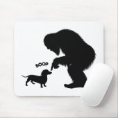 Bigfoot Sasquatch Teckel Neus Boop Muismat (Met muis)