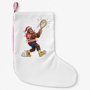 Bigfoot Sasquatch Tennis Kerstmis 2026 Vakantie Kleine Kerstsok