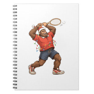 Bigfoot Sasquatch Tennis Kerstmis 2026 Vakantie Notitieboek