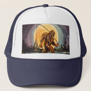Bigfoot/Sasquatch trucker Hat Trucker Pet