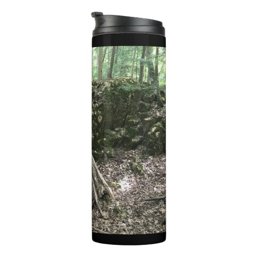 Bigfoot Sasquatch Tumbler Thermosbeker (Geroteerd rechts)