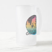 Bigfoot Sasquatch Verbergen & zoeken Kampioen Matglas Bierpul (Voorkant rechts)