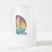 Bigfoot Sasquatch Verbergen & zoeken Kampioen Matglas Bierpul (Voorkant links)