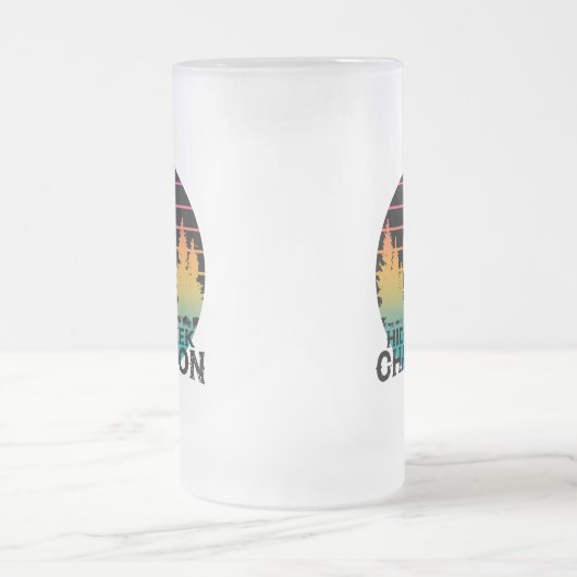 Bigfoot Sasquatch Verbergen & zoeken Kampioen Matglas Bierpul (Center)