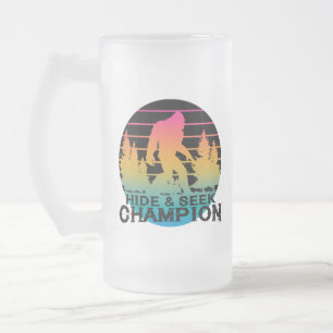 Bigfoot Sasquatch Verbergen & zoeken Kampioen Matglas Bierpul